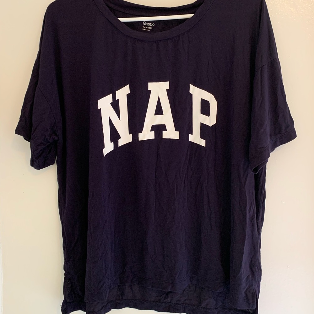 Super soft navy NAP tee from GapBody